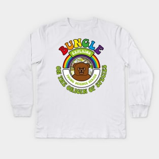 Bungle explains… On the Origin of Species Kids Long Sleeve T-Shirt